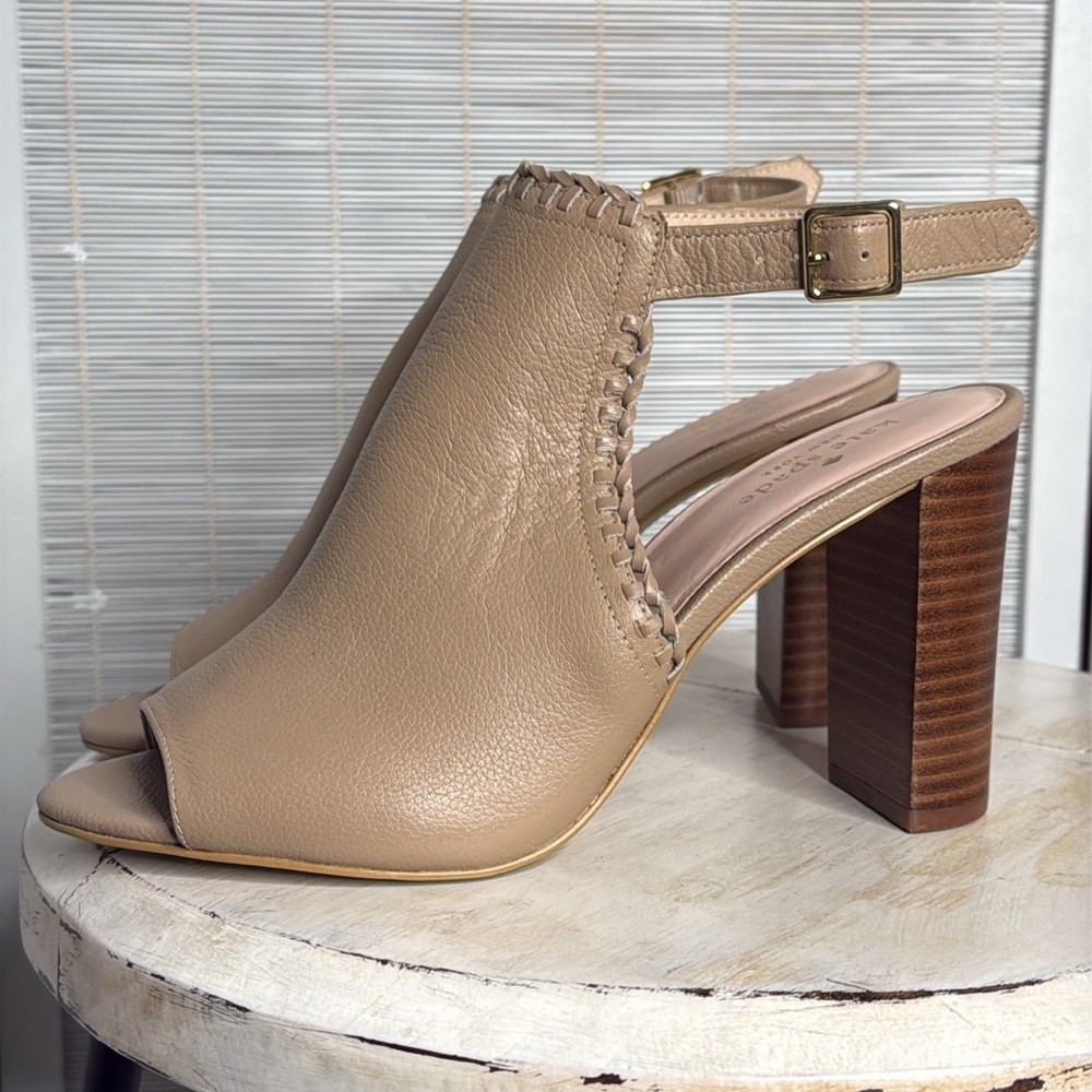 NWT Kate Spade Mallorca block heel peep toe sandals - Picture 6 of 11